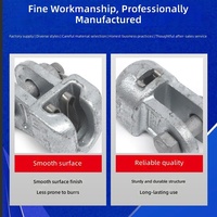 Colliers de suspension à tête plate double en fer galvanisé à chaud de type W et de type U pour matériel de ligne électrique