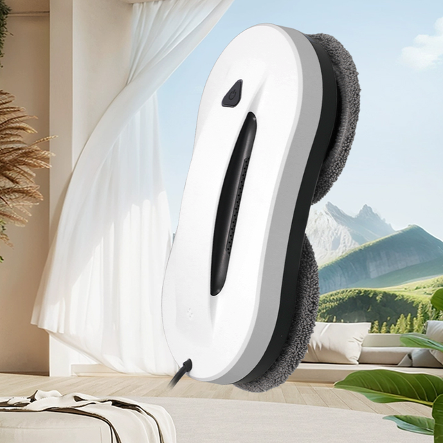 Child Safe & Low Consumption Window Cleaner Self Detection System Full Body Waterproof Corner Deep Clean Glass Cleaning Robot