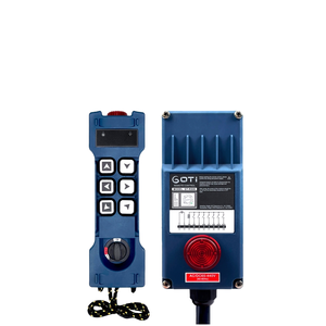 Télécommande industrielle sans fil GOTI GT-RS04 pour grue et palan, clavier plastique étanche à 4 boutons, code fixe pour treuil - Product Image 1