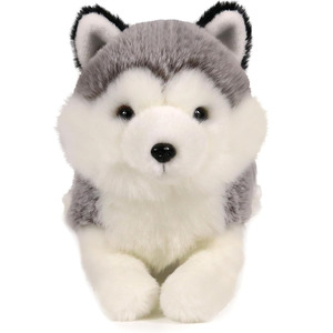 Peluche di Cane Husky Siberiano, Giocattolo Morbido in Finta Pelliccia, Ecologico, Personalizzabile, Solo Husky Siberiano - Product Image 4
