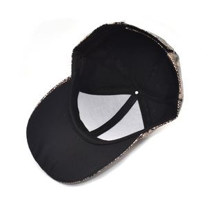 2023 6 Panels PU Leather Bling Snakeskin Snake Skin Baseball Cap - Product Image 6