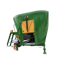 Mélangeur vertical TMR Huifu 12m haute productivité pour ensilage et alimentation du bétail en élevage