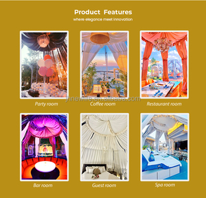 2.6M à 6M SizeFull House piscine d'hiver événement de <span class=keywords><strong>jardin</strong></span> commercial <span class=keywords><strong>Igloo</strong></span> Round Dome House tente - Product Image 4