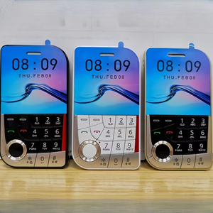 Téléphone portable mini ultra-fin personnalisé en usine, double SIM GSM, clavier, téléphone de poche pour étudiants et seniors - Product Image 4