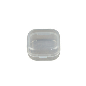 Transparent Square Plastic <b>Storage</b> <b>Box</b> With Lid 3.5 Cm Jewelry Desktop Organizer <b>Small</b> PP Container For Earplugs Fish Hook - Product Image 5