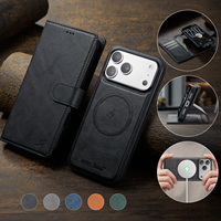 Étui portefeuille magnétique détachable en cuir PU pour iPhone 18 Pro Max 18 Pro avec support et protection RFID