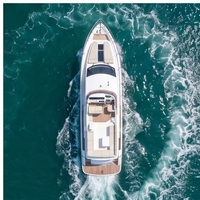 Yacht de croisière à cabine en PRV de 15,16 m, fabriqué en Chine, avec un seul gouvernail, un double moteur diesel, 12 nœuds, certifié CE, bateau pour saillies aux îles
