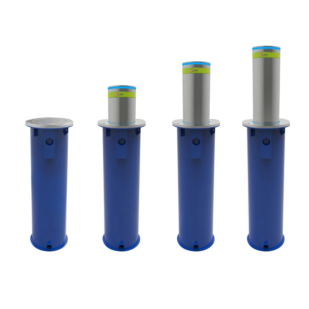 Lift Assisted Rising Bollard Manufacturer Special Key Control Manual Bollard for parking