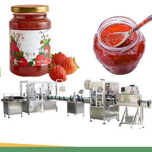 Máquina Automática para Llenar Frascos de Mermelada de Frutas, <span class=keywords><strong>Crema</strong></span> de Chocolate y Líquidos Cintillantes para la Producción de Mantequilla de Maní y Fresa - Product Image 1