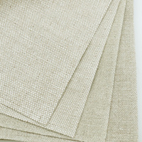 Haute qualité 100% lin tissu organique richement texturé tapisserie d'ameublement pour rideau canapé taie d'oreiller meubles sac fil teint tissé