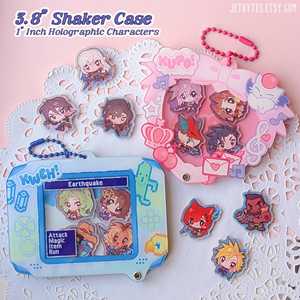 Breloque Shaker Personnalisable en Acrylique Anime <span class=keywords><strong>Final</strong></span> <span class=keywords><strong>Fantasy</strong></span> OEM ODM FF7 FF14 FFVII FFXIV - Product Image 2