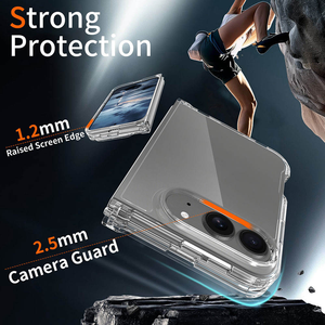 Per <span class=keywords><strong>iPhone</strong></span> 18 Fold, custodia trasparente sottile anti-ingiallimento in PC+TPU, antiurto per <span class=keywords><strong>iPhone</strong></span> 18 Ultra, custodie per cellulari con MOQ basso - Product Image 5