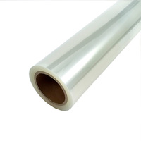 Rouleau de film de laminage à froid acrylique auto-adhésif pour animaux de compagnie, film PET transparent cristallin de 150 microns pour la protection des photos