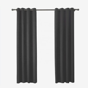 Cortinas opacas con aislamiento térmico alto para patio, cortinas superiores con ojal, puerta francesa, cortinas divisorias de habitación compatibles y cenefas - Product Image 1