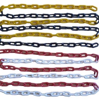 Avertissement routier de sécurité routière en plastique emballé roulé 6mm 8mm 10mm 12mm chaîne barrière PE