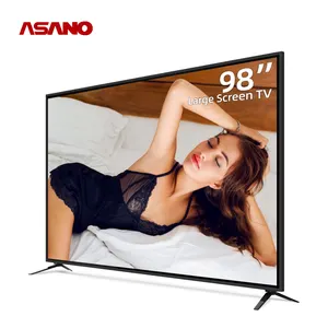 ASANO televisi WEBOS TV 4K Ultra HD, televisi rumah teater 98 inci ukuran besar 98 inci