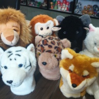 Housse de tête de club de golf personnalisée en peluche, motif guépard ou Corgi, accessoires de golf, housse de tête de club de golf animale