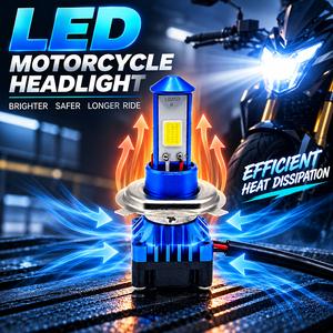 Faro Anteriore per Moto VICTOR <span class=keywords><strong>H4</strong></span> LED con Fascio Alto/Basso Bicolore Bianco/Giallo per Retrofit/Aggiornamento - Product Image 3