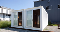 XH Luxury 40ft Shipping Container Bar préfabriqué pliable pour café et restaurant avec cuisine en bois pour la vente de kiosque de parc