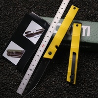 Vente flash - Couteau pliant miniature 7096 - Haute dureté - Couteau de poche avec clip - Camping en plein air - Survie en milieu sauvage - Outil EDC - OEM personnalisé