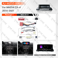 Navigation GPS universelle pour voiture, écran Android 12,3 pouces pour Mazda CX-4 2014-2021, commande au volant, lecteur radio mains libres pour voiture