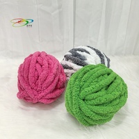 Tricoté à la main islandais Super épais bande de glace couverture écharpe chapeau tapis mélangé fil de coton kit de bricolage teint rayonne balle-nid nid de chat