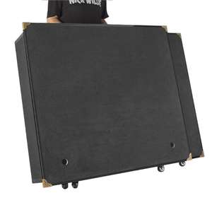 Podio de conductor móvil MUS085 Yinyu con ruedas de bloqueo para un movimiento fácil y estabilidad durante los ensayos de orquesta y coro - Product Image 4