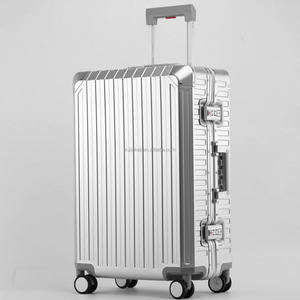 <span class=keywords><strong>Valigia</strong></span> in Lega di Alluminio Argento OEM Direttamente dalla Fabbrica, 20-29 Pollici, Trolley in Metallo Senza Cerniera Resistente per Bagagli da Stivare - Product Image 1
