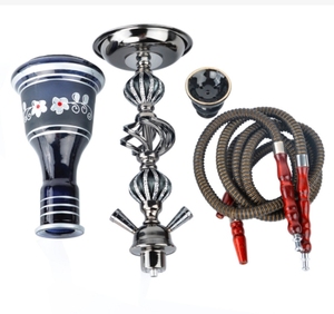 <b>Hot</b> Sell <b>18</b>" Portable Eco-Friendly Plastic Lacquer Deluxe 2 Hose Hookah for Shisha Smoking USA Mairun Model Usa 823 - Product Image 3