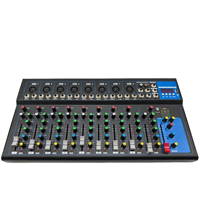 Console de mixage audio professionnelle 10 canaux F10 pour karaoké, DJ, vidéo et éclairage avec processeur d'effets numériques