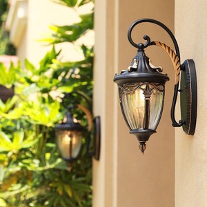 <span class=keywords><strong>Lampe</strong></span> murale LED extérieure IP65 étanche, style européen, <span class=keywords><strong>pour</strong></span> villa, jardin, cour, <span class=keywords><strong>terrasse</strong></span>, clôture, portail, piliers, éclairage mural extérieur - Product Image 2