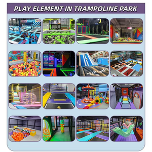 Set de Juegos Infantiles con Pared de Escalada y Trampolín para Parques de Aventura, Parques de Diversiones y Centros Comerciales - Product Image 6