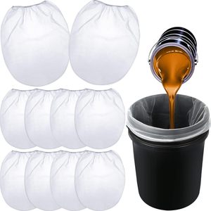 <span class=keywords><strong>Passoire</strong></span> de sac de peinture en tissu de maille de polyester fin 1 2 5 gallons et sac filtrant personnalisé pour peinture et liquide - Product Image 4