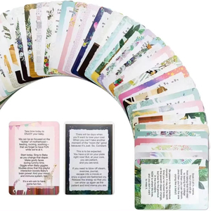 Personalizzato positivo ispiratore della Bibbia verso se stessi carte di amore numero messaggio e oracolo carte personalizzate <span class=keywords><strong>carta</strong></span> di affermazione per le donne degli uomini - Product Image 1