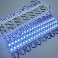 Module LED d'injection 3 LED SMD 5730 étanche avec puce Samsung 1,5W DC12V et lentille pour enseignes LED, lettres lumineuses et caissons lumineux publicitaires