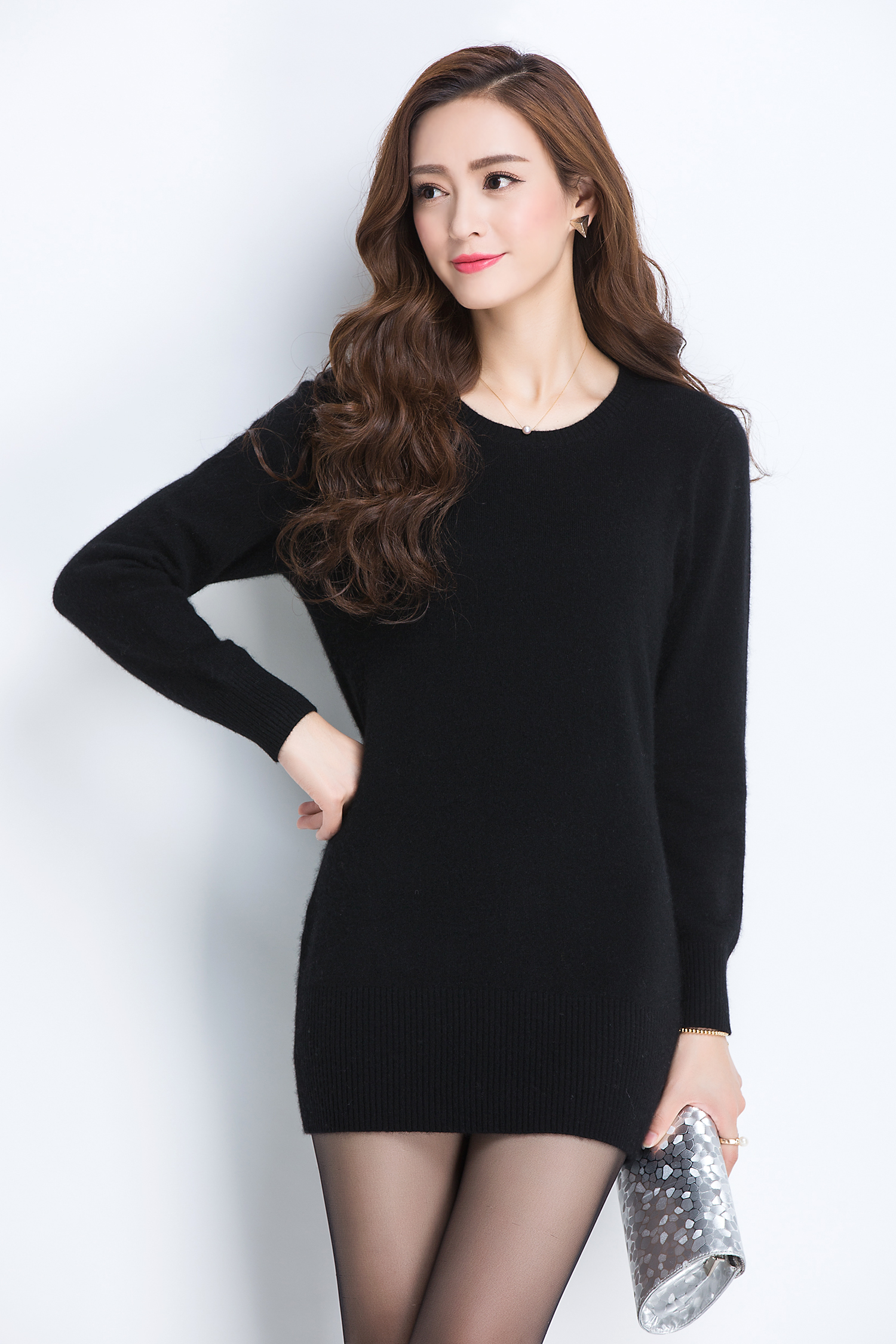 bodycon dress woolen Red Ribbed Spaghetti Strap Bodycon Midi Dress Medium main image 1