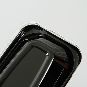 Tampa de rolo de plástico transparente, sanduíche para cães, recipiente para exibição de sushi suíça, suporte para armazenamento de alimentos, caixa de pastelaria, imperdível - Product Image 5