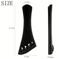 OEM Wholesale 10 Styles 4/4 Cello Violin Tailpiece Ebony Carbon Fiber Alloy Wood Types with Fine Tuners