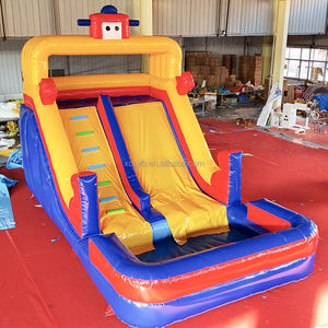 <span class=keywords><strong>Trampoline</strong></span> gonflable double coloré de grande taille pour l'extérieur en PVC commercial, toboggan sec, jeu de jungle, <span class=keywords><strong>accessoires</strong></span> pour adultes et enfants - Product Image 3
