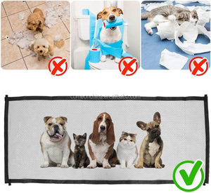 Foldable Portable Mesh Barrier <b>Dog</b> <b>Gates</b> <b>for</b> the House Indoor <b>Dog</b> Door Barrier Pet Safety <b>Gate</b> <b>Dog</b> <b>Stair</b> Door Mesh <b>Dog</b> <b>Gate</b> - Product Image 5