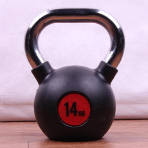 थोक प्रशिक्षण जिम शक्ति प्रतियोगिता केटलबेल कास्ट आयरन केटलबेल इलेक्ट्रोप्लेटेड हैंडल के साथ - Product Image 5