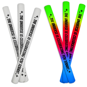 Custom <b>LED</b> Foam <b>Light</b> <b>Sticks</b> Batons Roman Tenei Design Wedding Birthdays Parties Concerts Festivals - Product Image 1