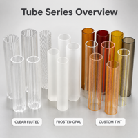 Tube diffuseur PC personnalisé, tube rond en polycarbonate opale givré pour éclairage linéaire LED, transmission de 92 %, usine d'extrusion OEM