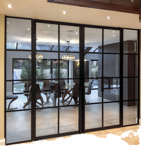 Puertas Corredizas de Patio con Aislamiento Térmico, Doble Vidrio Templado, Puertas Corredizas de Aluminio para Patio - Product Image 1