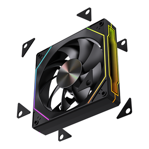 Lovingcool 2025 Nuevo estilo 120mm ARGB LED Ventiladores 4pin 12V PWM <span class=keywords><strong>CPU</strong></span> Refrigeración OEM PC Cooler para computadoras de juegos Disipador de calor de plástico 3pin - Product Image 5