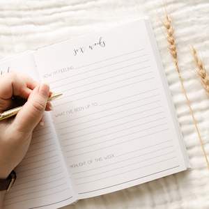 Carnet <span class=keywords><strong>de</strong></span> journalisation <span class=keywords><strong>de</strong></span> grossesse en gros, couverture rigide, en lin, pour enregistrer les souvenirs <span class=keywords><strong>de</strong></span> la grossesse et du bébé - Product Image 6