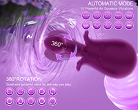 Octopus Jump Egg, Dispositif de plaisir féminin auto-stimulant, Jouet sexuel à détection de vibration avec application et fixation