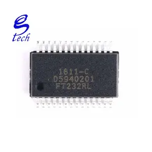FT232RL IC שבבי USB כדי סידורי UART 28-SSOP המקורי משולבים טוב מחיר FT232RL FT232R FT232