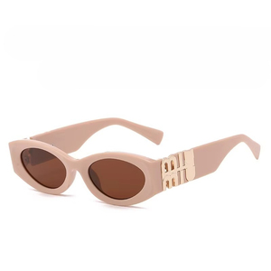 Nuevas Gafas de Sol Ovaladas Estrechas Vintage, Gafas de Sol Gruesas y Anchas para Mujer, Protección UV, Gafas de Sol Modernas para Exteriores, Venta al por Mayor - Product Image 4