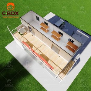 บ้านสำเร็จรูปหรูหรา Cbox แบบโมดูลาร์ ขนาด 20 ฟุต อาคารสำนักงาน แผงแซนวิช อพาร์ทเมนท์ ที่พักอาศัย บ้านคอนเทนเนอร์แบบแพ็คสำเร็จ - Product Image 4